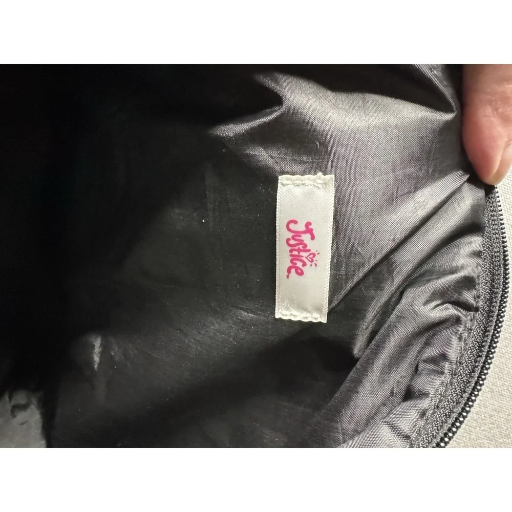 JUSTICE CHEER TOTE‎ BAG/BACKPACK AQUAMARINE FIERCE BRAVE AMAZING